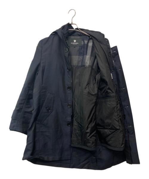 BLACK LABEL CRESTBRIDGE（ブラックレーベル クレストブリッジ）BLACK LABEL CRESTBRIDGE (ブラックレーベル クレストブリッジ) ダウンライナーフーデッドチェックジャケット ネイビー サイズ:Lの古着・服飾アイテム