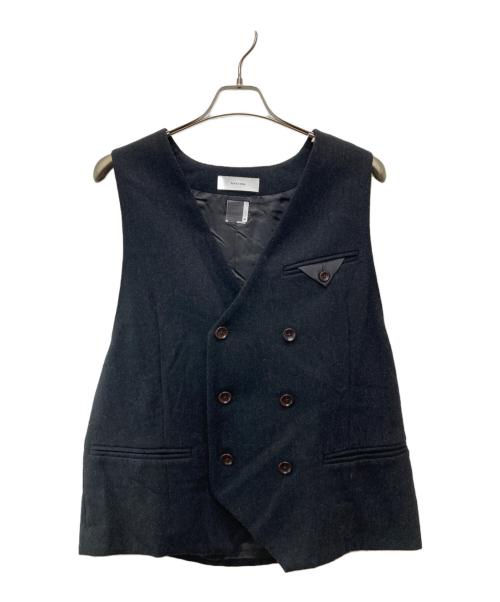 FACETASM（ファセッタズム）FACETASM (ファセッタズム) ウールダブルベスト グレー サイズ:00の古着・服飾アイテム