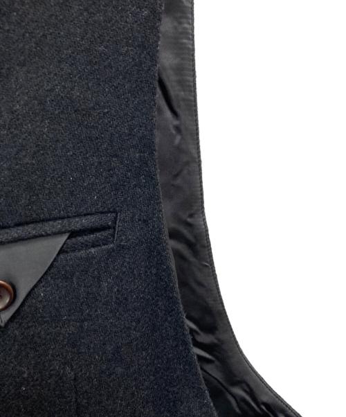 FACETASM（ファセッタズム）FACETASM (ファセッタズム) ウールダブルベスト グレー サイズ:00の古着・服飾アイテム