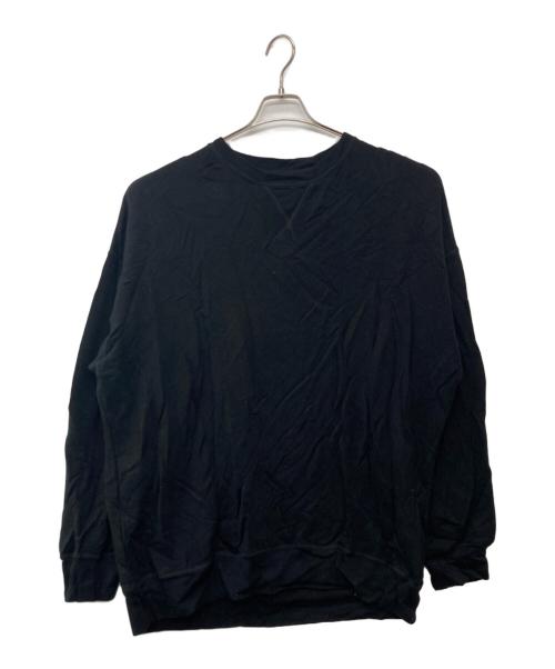 Porter Classic（ポータークラシック）Porter Classic (ポータークラシック) ピースコットンクルーネックスウェット/PEACE COTTON CREW NECK ブラック サイズ:XXLの古着・服飾アイテム