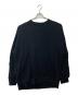 Porter Classic（ポータークラシック）の古着「ピースコットンクルーネックスウェット/PEACE COTTON CREW NECK」｜ブラック