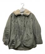CLANEクラネ）の古着「BALLOON DESIGN HOODED N3B」｜オリーブ