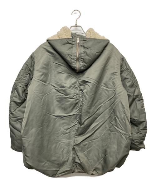 CLANE（クラネ）CLANE (クラネ) 	BALLOON DESIGN HOODED N3B オリーブ サイズ:１の古着・服飾アイテム