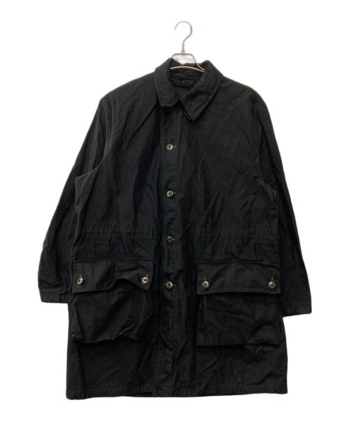 Swedish Army（スウェーデン軍）Swedish Army (スウェーデン軍) 後染めM59フィールドコート ブラック サイズ:C56の古着・服飾アイテム