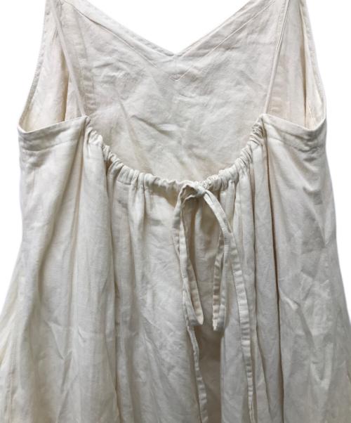 LIFESTYLIST（ライフスタイリスト）LIFESTYLIST (ライフスタイリスト) キャミソールワンピース アイボリー サイズ:Ⅿの古着・服飾アイテム