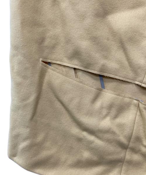 sacai（サカイ）sacai (サカイ) ウールジップメルトンスカート//WOOL MELTON SKIRT アイボリーの古着・服飾アイテム