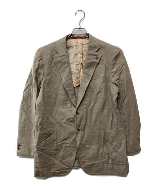 ISAIA（イザイア）ISAIA (イザイア) WAKO (ワコー) 別注ウールカシミヤ2Bジャケット ベージュ サイズ:527Rの古着・服飾アイテム