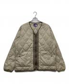 THE NORTHFACE PURPLELABELザ・ノースフェイス パープルレーベル）の古着「フィールドダウンカーディガン」｜ベージュ