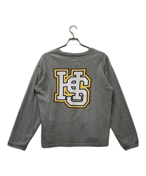 Hysteric Glamour（ヒステリックグラマー）Hysteric Glamour (ヒステリックグラマー) WIND AND SEA (ウィンダンシー) コラボロゴプリントカットソー グレー サイズ:SIZE Mの古着・服飾アイテム