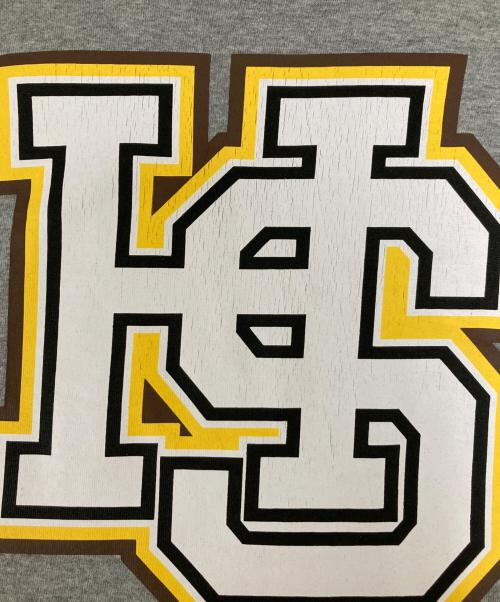 Hysteric Glamour（ヒステリックグラマー）Hysteric Glamour (ヒステリックグラマー) WIND AND SEA (ウィンダンシー) コラボロゴプリントカットソー グレー サイズ:SIZE Mの古着・服飾アイテム