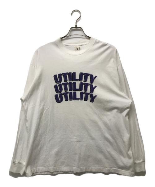 blurhms ROOTSTOCK（ブラームスルーツストック）blurhms ROOTSTOCK (ブラームスルーツストック) B-SHOP (ビショップ) 別注プリントTシャツ ホワイト サイズ:3の古着・服飾アイテム