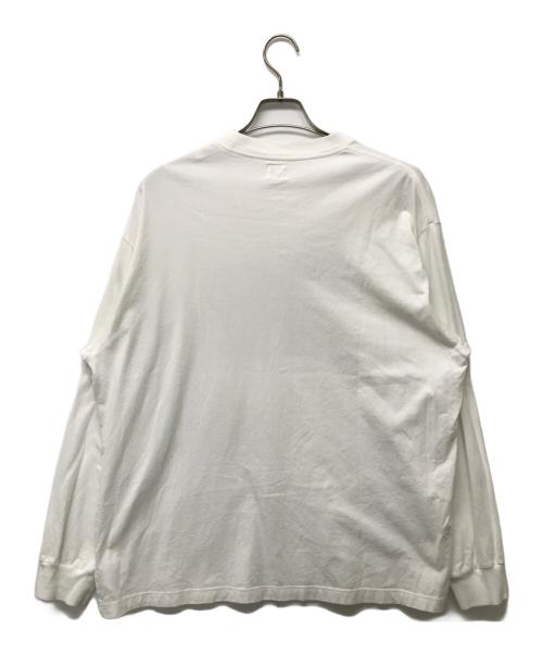 blurhms ROOTSTOCK（ブラームスルーツストック）blurhms ROOTSTOCK (ブラームスルーツストック) B-SHOP (ビショップ) 別注プリントTシャツ ホワイト サイズ:3の古着・服飾アイテム