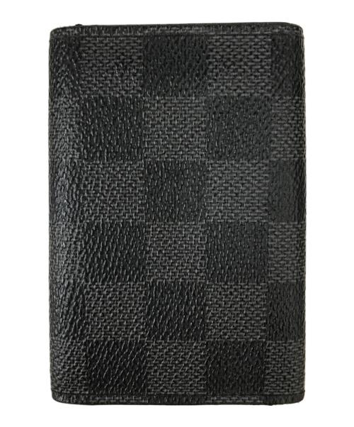 LOUIS VUITTON（ルイ ヴィトン）LOUIS VUITTON (ルイ ヴィトン) ミュルティクレ 6キーケース ブラック×グレーの古着・服飾アイテム