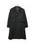 COMME des GARCONS HOMME DEUX（コムデギャルソン オム ドゥ）の古着「ウールギャバジントレンチコート」｜ブラック