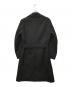 COMME des GARCONS HOMME DEUX (コムデギャルソン オム ドゥ) ウールギャバジントレンチコート ブラック サイズ:SIZE S：70000円