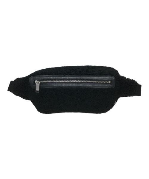 Saint Laurent Paris（サンローランパリ）Saint Laurent Paris (サンローランパリ) ボアウエストバッグ ブラックの古着・服飾アイテム