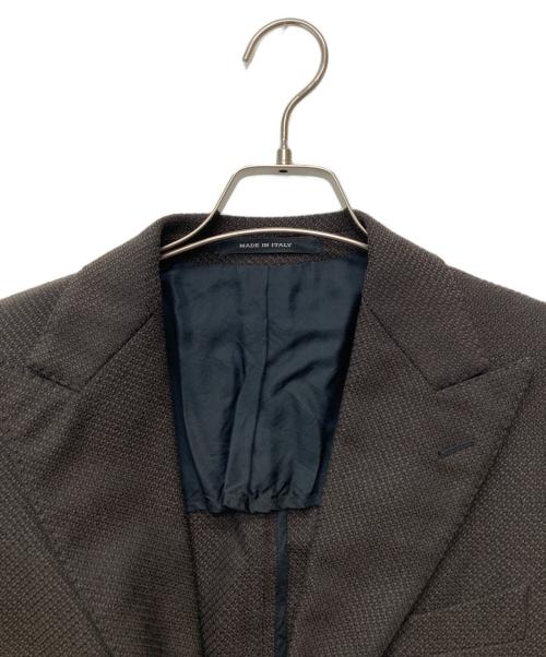 TAGLIATORE（タリアトーレ）TAGLIATORE (タリアトーレ) Brilla per il gusto (ブリッラ ペル イルグースト) ウール2Bジャケット ブラウン サイズ:46/7Rの古着・服飾アイテム