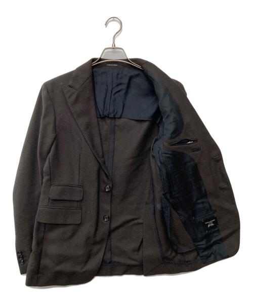 TAGLIATORE（タリアトーレ）TAGLIATORE (タリアトーレ) Brilla per il gusto (ブリッラ ペル イルグースト) ウール2Bジャケット ブラウン サイズ:46/7Rの古着・服飾アイテム