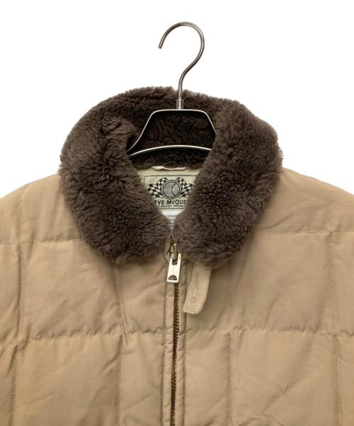 TOYS MCCOY（トイズマッコイ）TOYS McCOY (トイズマッコイ) スティーブ・マックイーン キルティングダウンジャケット ブラウン サイズ:LARGEの古着・服飾アイテム