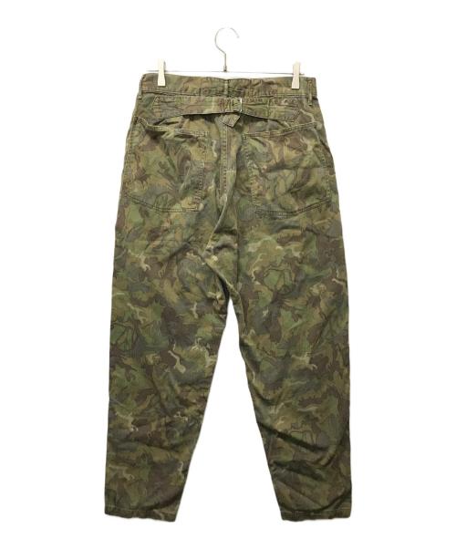 KAPITAL NAVY（キャピタル ネイビー）KAPITAL NAVY (キャピタル ネイビー) ピーアスマークカモフロントポケットパンツ グリーン サイズ:SIZE 2の古着・服飾アイテム