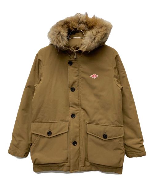 DANTON（ダントン）DANTON (ダントン) ファー付フーデッドダウンジャケット ベージュ サイズ:38の古着・服飾アイテム