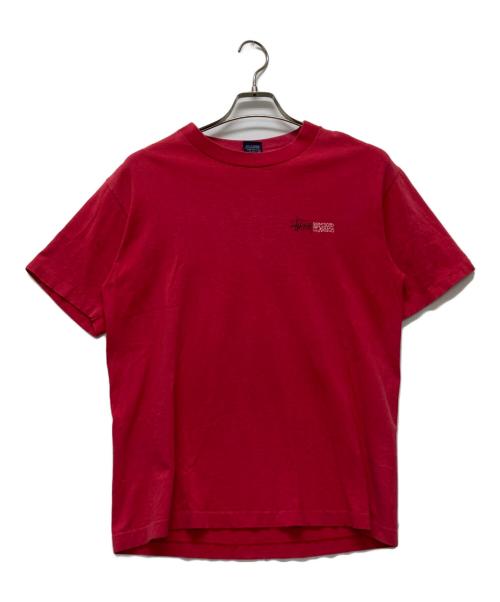 stussy（ステューシー）stussy (ステューシー) オールドスカルプリントTシャツ レッド サイズ:Ｍの古着・服飾アイテム