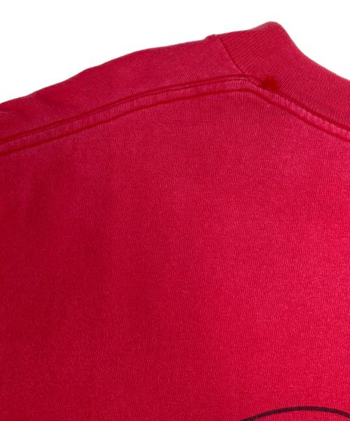 stussy（ステューシー）stussy (ステューシー) オールドスカルプリントTシャツ レッド サイズ:Ｍの古着・服飾アイテム