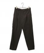 MARKAWAREマーカウェア）の古着「イージーツイルテーパードパンツ」｜ブラウン
