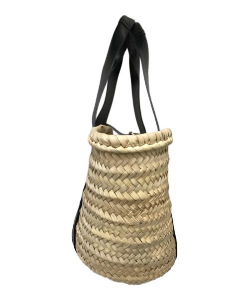 Chloe（クロエ）Chloe (クロエ) クロエ センス ミディアム バスケット ベージュ×ブラックの古着・服飾アイテム