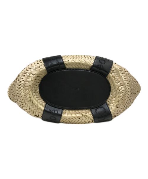 Chloe（クロエ）Chloe (クロエ) クロエ センス ミディアム バスケット ベージュ×ブラックの古着・服飾アイテム