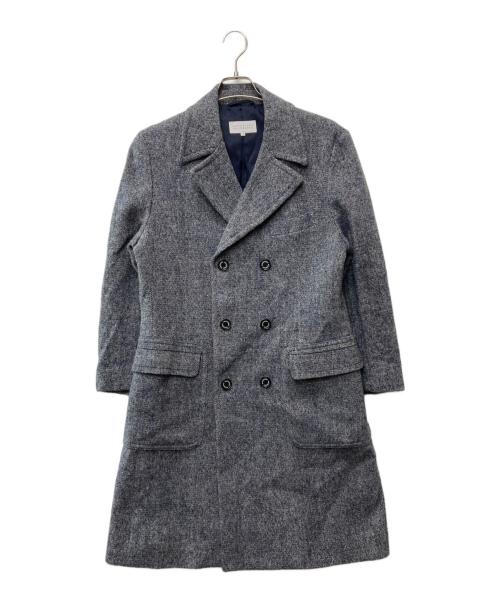MACKINTOSH PHILOSOPHY（マッキントッシュ フィロソフィー）MACKINTOSH PHILOSOPHY (マッキントッシュ フィロソフィー) カラーネップダブルチェスターコート グレー サイズ:42の古着・服飾アイテム