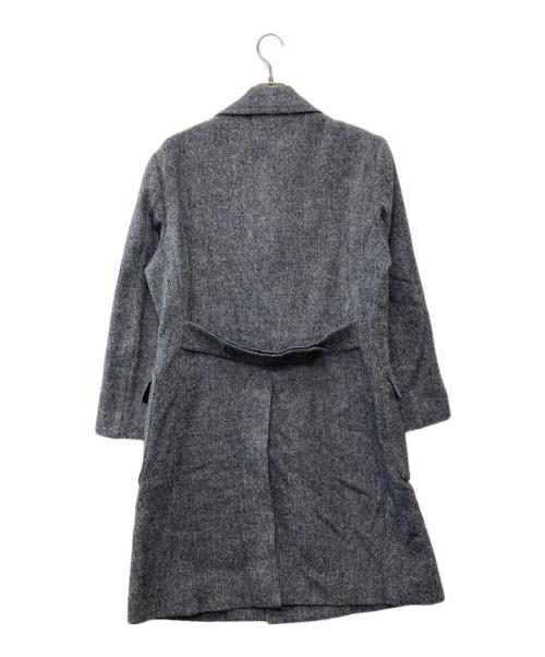 MACKINTOSH PHILOSOPHY（マッキントッシュ フィロソフィー）MACKINTOSH PHILOSOPHY (マッキントッシュ フィロソフィー) カラーネップダブルチェスターコート グレー サイズ:42の古着・服飾アイテム