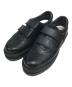 foot the coacher（フットザコーチャー）の古着「ベルクロレザースニーカー」｜ブラック
