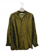 SASQUATCHfabrix.サスクワッチファブリックス）の古着「ペイズリービッグシャツ」｜グリーン