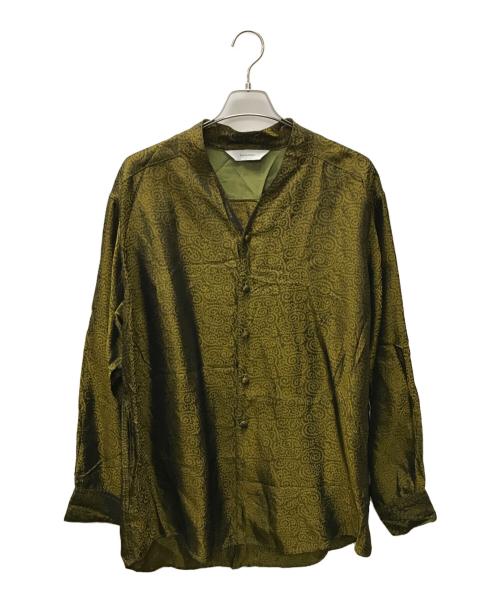 SASQUATCHfabrix.（サスクワッチファブリックス）SASQUATCHfabrix. (サスクワッチファブリックス) ペイズリービッグシャツ グリーン サイズ:Ｌの古着・服飾アイテム