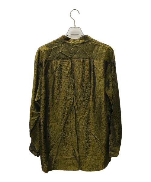 SASQUATCHfabrix.（サスクワッチファブリックス）SASQUATCHfabrix. (サスクワッチファブリックス) ペイズリービッグシャツ グリーン サイズ:Ｌの古着・服飾アイテム