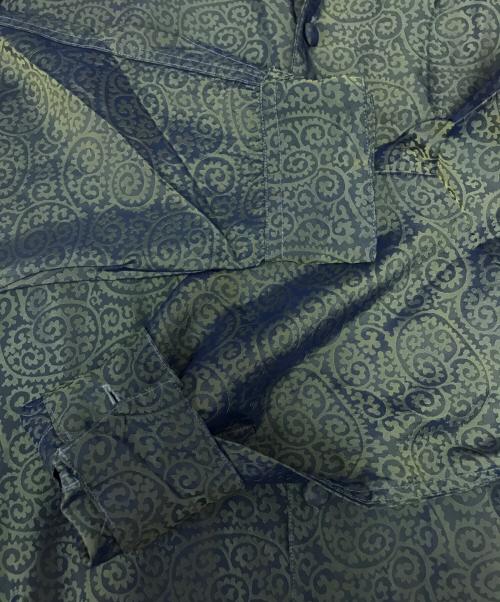 SASQUATCHfabrix.（サスクワッチファブリックス）SASQUATCHfabrix. (サスクワッチファブリックス) ペイズリービッグシャツ グリーン サイズ:Ｌの古着・服飾アイテム