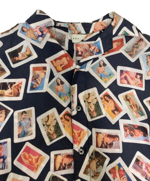 jieda（ジエダ）Jieda (ジエダ) ヌードオープンカラーシャツ グリーン サイズ:1の古着・服飾アイテム