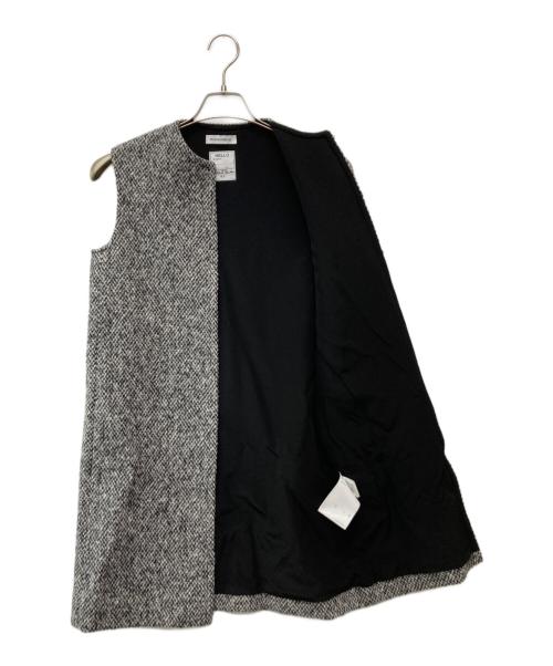 MADISON BLUE（マディソンブルー）MADISON BLUE (マディソンブルー) ツイードロングジレ グレー サイズ:01の古着・服飾アイテム