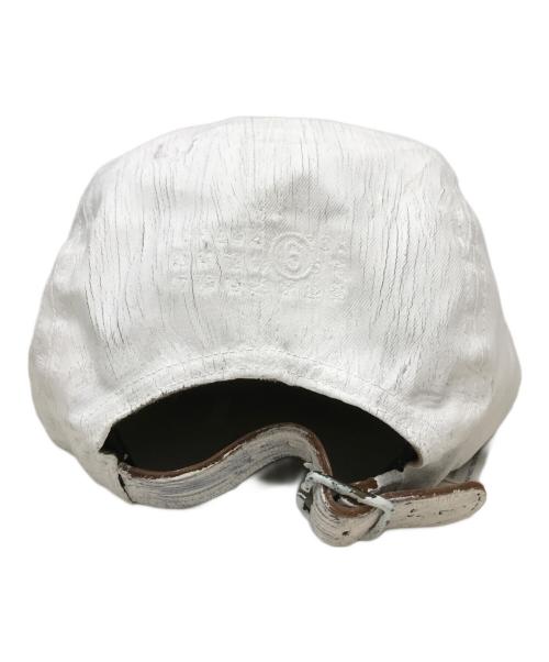 SUPREME（シュプリーム）SUPREME (シュプリーム) MM6 Maison Margiela (エムエムシックス メゾンマルジェラ) コラボキャップ ホワイト サイズ:SIZE Freeの古着・服飾アイテム