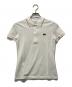 LACOSTE（ラコステ）の古着「ゴールドステッチポロシャツ」｜ホワイト