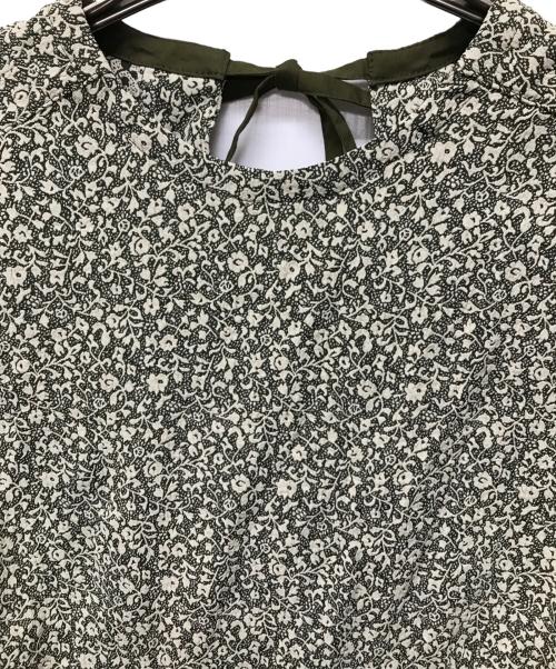 THE SHINZONE（ザ シンゾーン）THE SHINZONE (ザ シンゾーン) ジャカード スリーブレス ドレス カーキ サイズ:34の古着・服飾アイテム