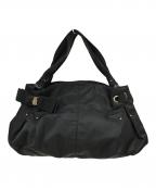 Salvatore Ferragamoサルヴァトーレ フェラガモ）の古着「ヴァラリボン ハンドバッグ」｜ブラック