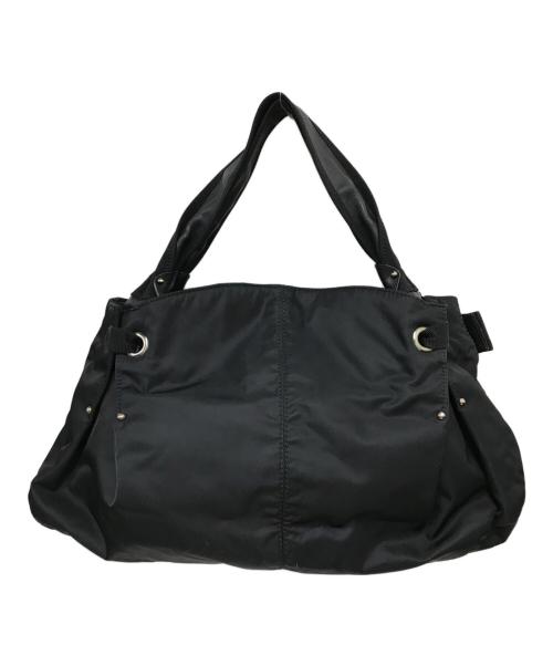 Salvatore Ferragamo（サルヴァトーレ フェラガモ）Salvatore Ferragamo (サルヴァトーレ フェラガモ) ヴァラリボン ハンドバッグ ブラックの古着・服飾アイテム