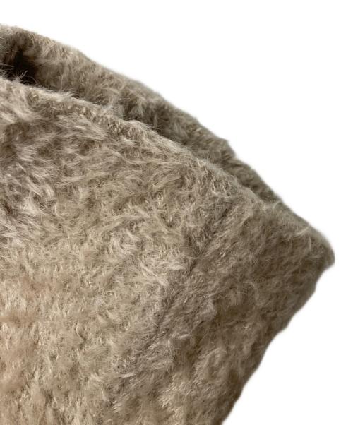 Max Mara Studio（マックスマーラ ストゥディオ）MAX MARA STUDIO (マックスマーラ ストゥディオ) アルパカフーテッドコート/	608619730 ベージュ サイズ:40の古着・服飾アイテム