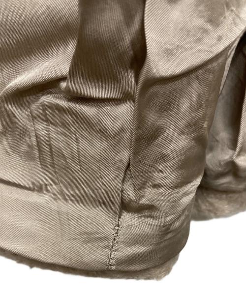 Max Mara Studio（マックスマーラ ストゥディオ）MAX MARA STUDIO (マックスマーラ ストゥディオ) アルパカフーテッドコート/	608619730 ベージュ サイズ:40の古着・服飾アイテム