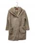 MAX MARA STUDIO（マックスマーラ ストゥディオ）の古着「アルパカフーテッドコート/	608619730」｜ベージュ