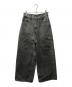 YLEVE（イレーヴ）の古着「ハイウエストワイドデニムパンツ」｜グレー