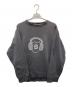 stussy（ステューシー）の古着「ヘッドホン刺繍スウェット」｜ブラック