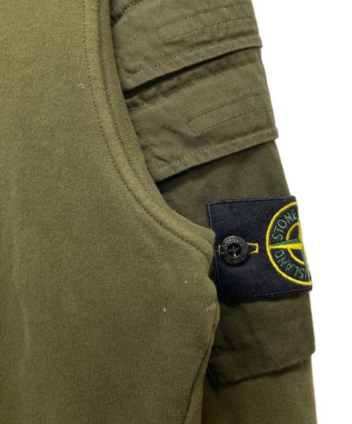 STONE ISLAND（ストーンアイランド）STONE ISLAND (ストーンアイランド) CREW NECK SWEAT オリーブ サイズ:Sの古着・服飾アイテム